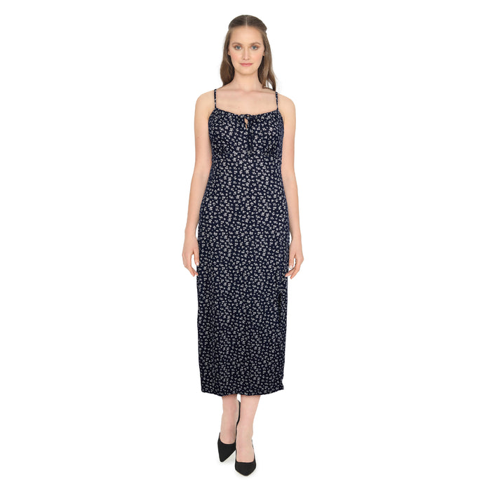 mySTYLE Women's Open Back Midi Dress