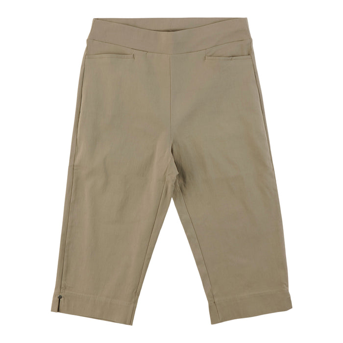 Capri de coupe étroite à taille élastique Classic Editions pour femmes