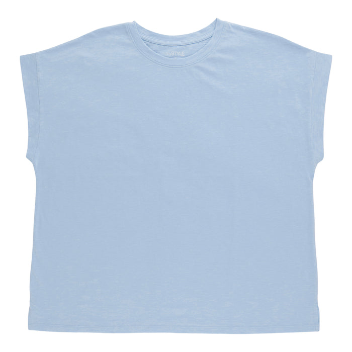 mySTYLE Women's Plus Cap Sleeve T-Shirt