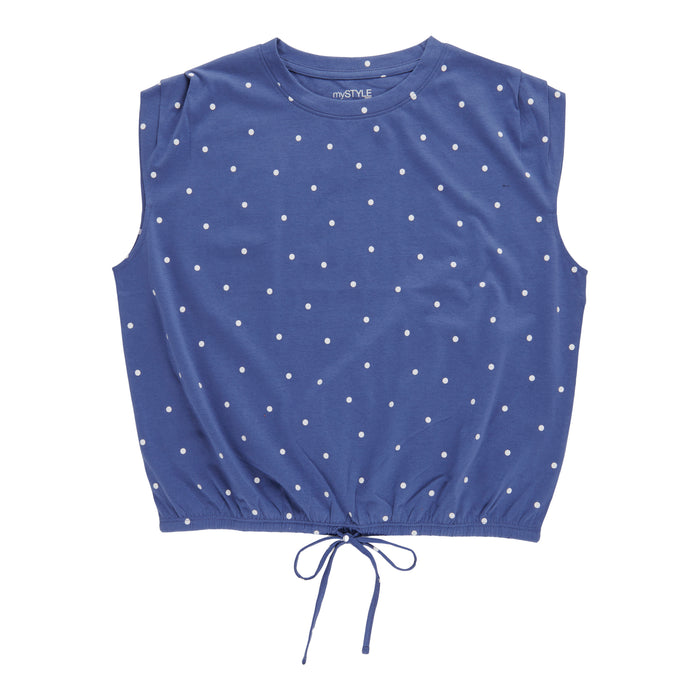 mySTYLE Women's Bubble Hem Tee