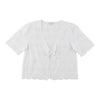 mySTYLE Women's Eyelet Tie-Front Top
