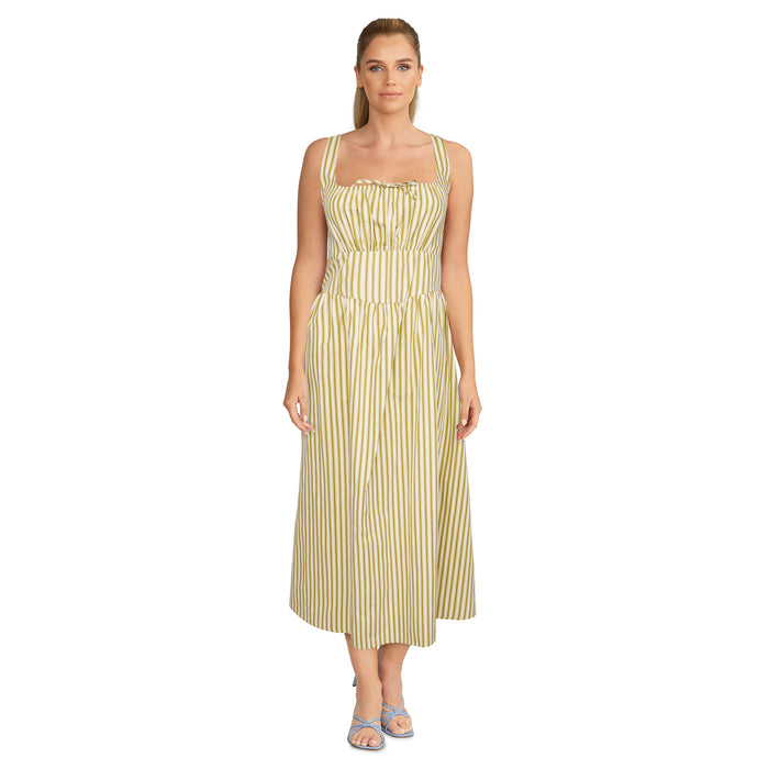 Robe midi imprimée de style corset mySTYLE pour femmes