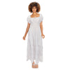 Robe nouée à l'avant avec manches bouffantes mySTYLE pour femmes