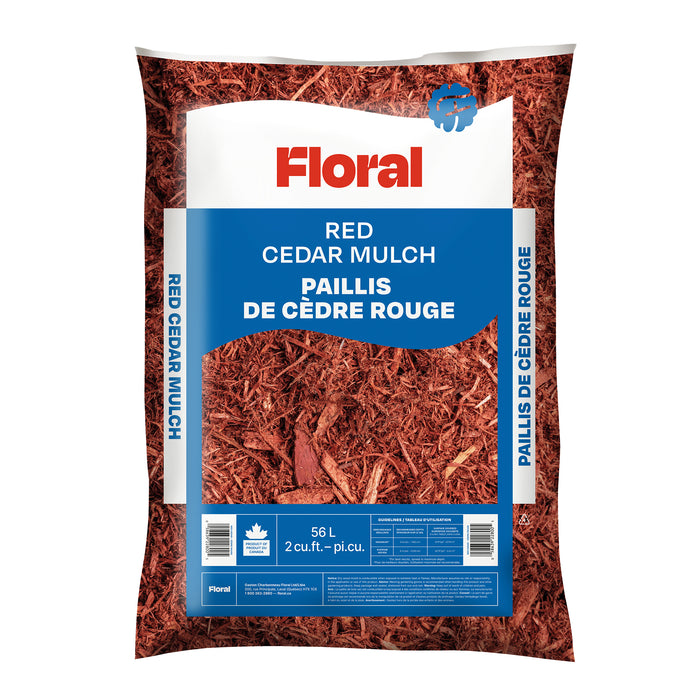 Floral Red Cedar Mulch, 56 L