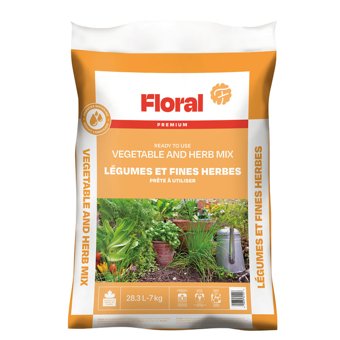 Floral Premium Vegetable and Herb Mix, 28.3 L