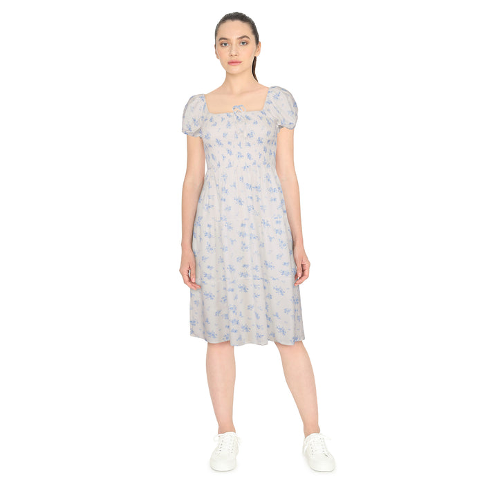 mySTYLE Women's Puff Sleeve Dress
