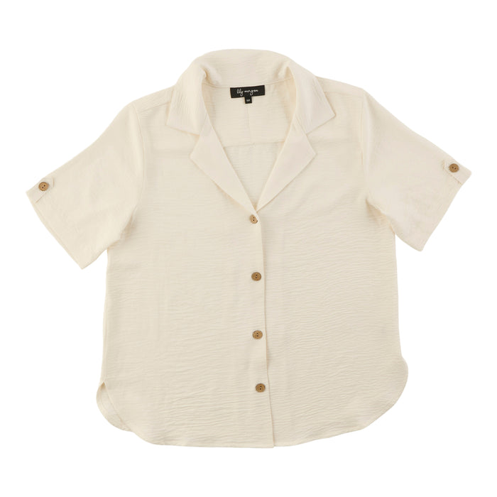 lily morgan Women's Solid Airflow Blouse