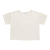 mySTYLE Women's Plus Ribbed Roll Sleeve T-Shirt