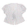 mySTYLE Women's Plus Crinkle Knit Tie-Front Top
