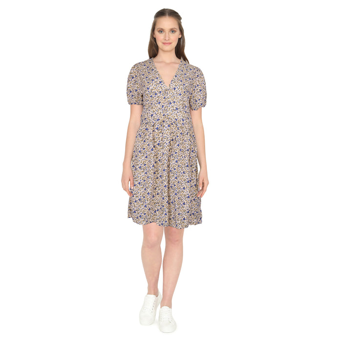 mySTYLE Women’s Short Puff Sleeve Dress