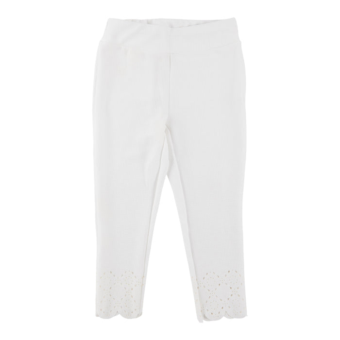 lily morgan Women's Laser Cut Capri Leggings