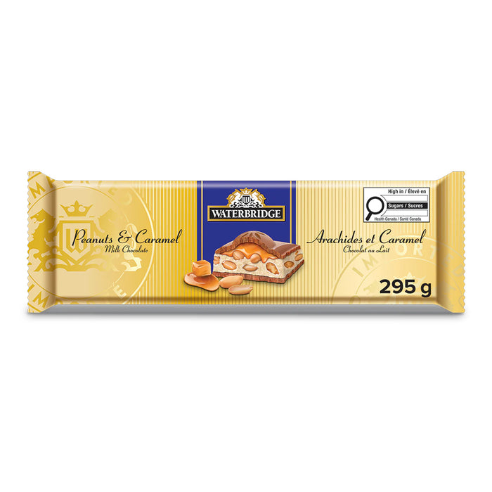 Waterbridge Peanuts & Caramel Milk Chocolate, 300 g