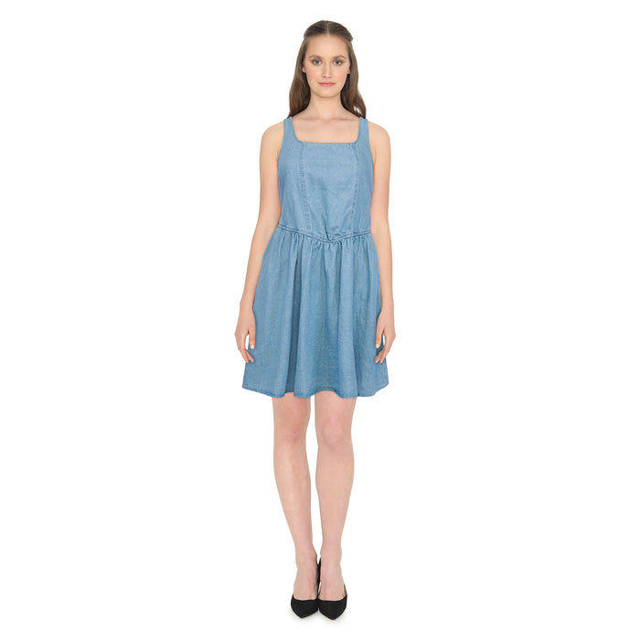 mySTYLE Women's Denim Mini Dress