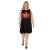 Robe de jour de la fête du Canada taille plus pour femmes