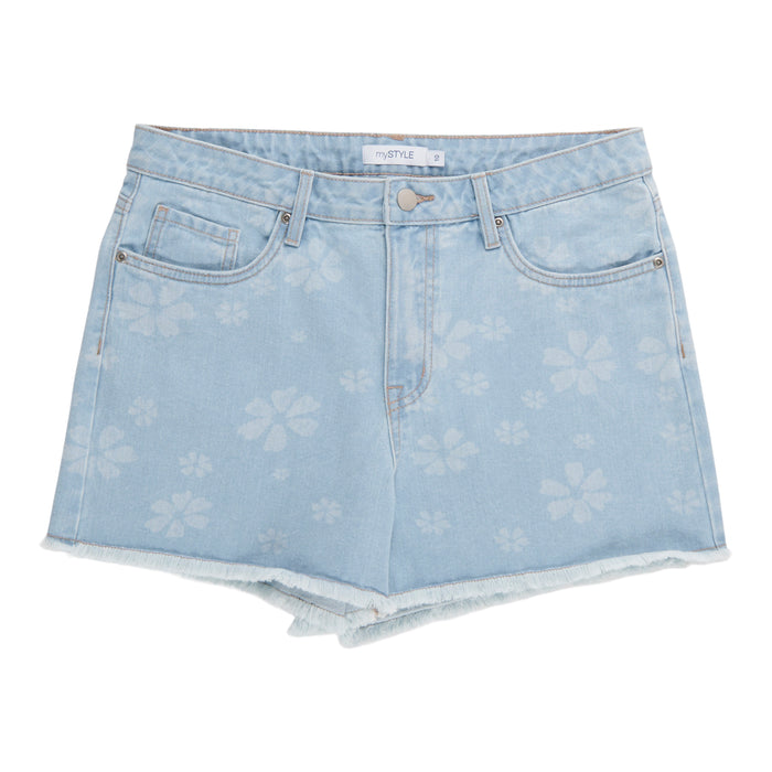 mySTYLE Women's Sicily Daisy Denim Shorts