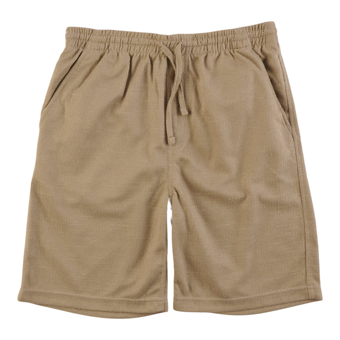 Modern Ridge Men's Knit Textured Pull-On Shorts