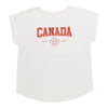T-shirt brillant à motif du Canada pour femme