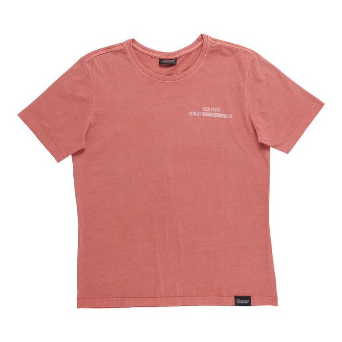 T-shirt pigmenté délavé à col rond Modern Ridge pour hommes