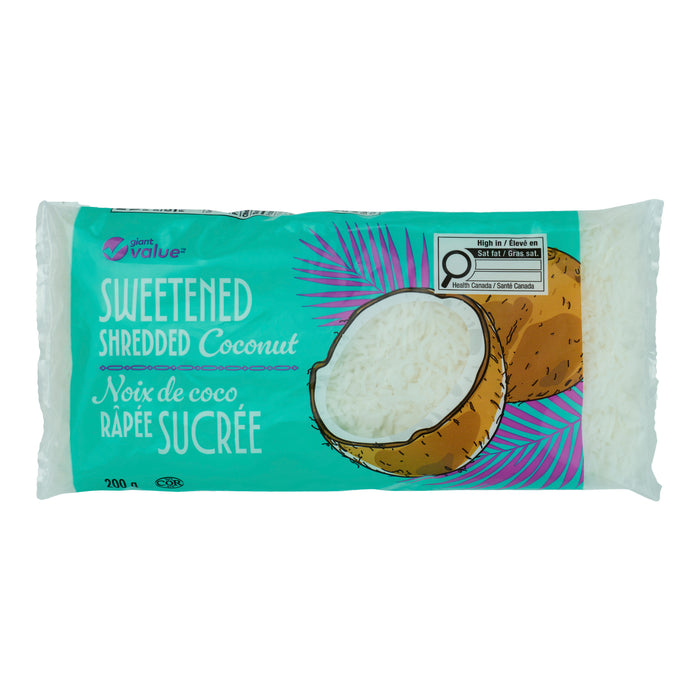 Giant Value Sweetened Shredded Coconut, 200 g