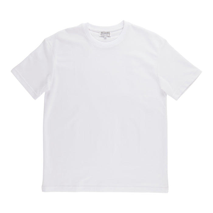 T-shirt carré en coton à manches courtes Modern Ridge pour hommes