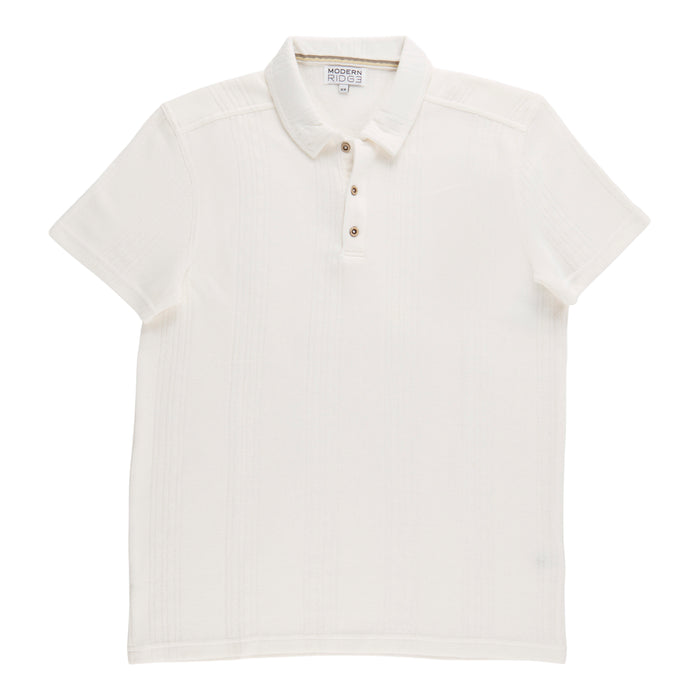Polo en tricot Modern Ridge pour hommes