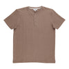 T-shirt boutonné en tricot texturé Modern Ridge pour hommes