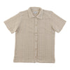 Modern Ridge Men's Textured Knit Button-Up Shirt