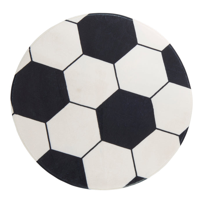 Sports Ball Rug, 3-ft x 3-ft.