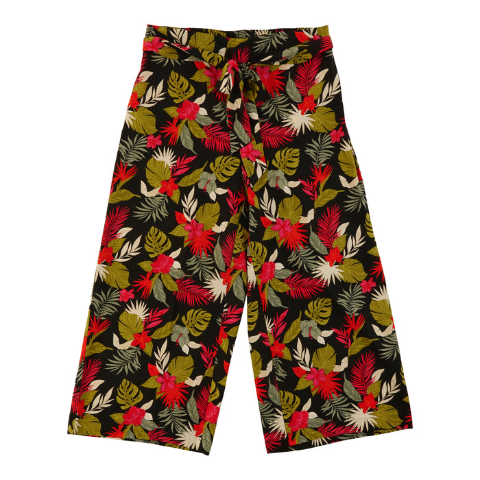 Pantalon imprimé à enfiler à jambe large lily morgan pour femmes