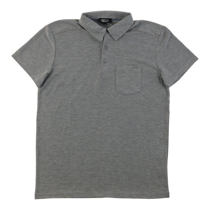 Polo texturé en tricot ACX Active pour hommes