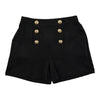 lily morgan Women's Button Detail High-Rise Crepe Shorts