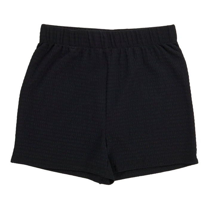 Short froissé à enfiler de couleur unie lily morgan pour femmes