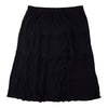 lily morgan Women's Plus Solid Crinkle Tiered Skirt