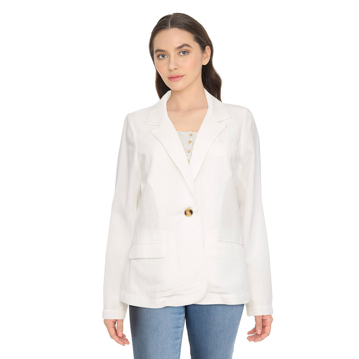 Veston d’aspect lin lily morgan pour femmes
