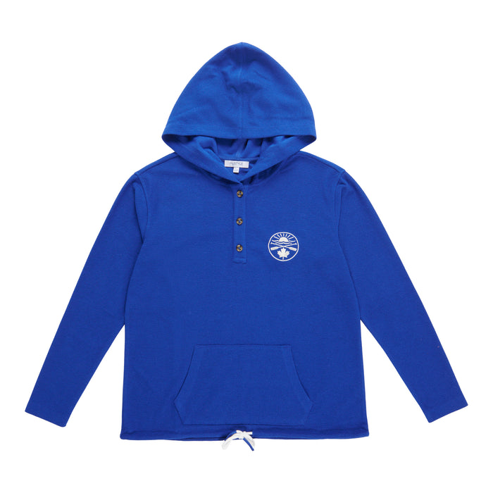 mySTYLE Women's Button Front Hoodie