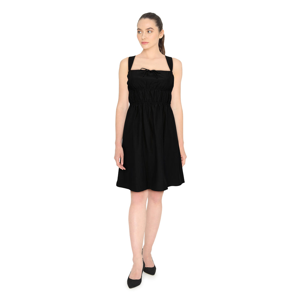 lily morgan Women's Milkmaid Mini Dress – Giant Tiger