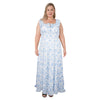 Robe maxi à motif floral taille plus lily morgan pour femmes