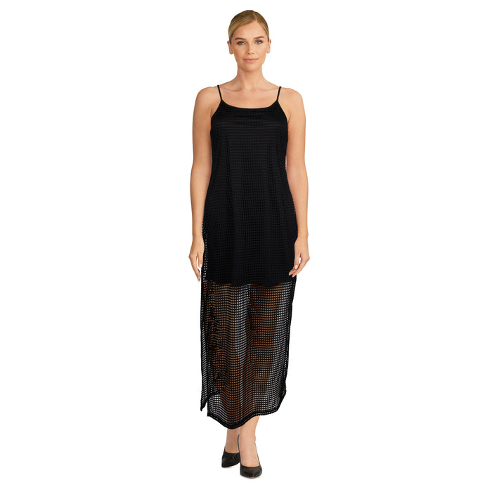 lily morgan Women's Mesh Midi Dress