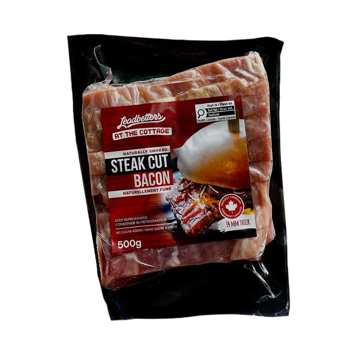 Leadbetters Smoked Steak Cut Bacon, 500 g