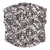 lily morgan Women's Plus Printed Crinkle Blouse