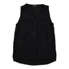 Blouse sans manches en lin soyeux de couleur unie lily morgan pour femmes