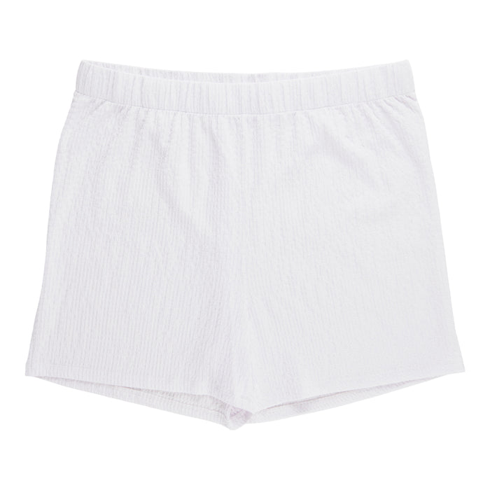 lily morgan Women's Plus Printed Crinkle Pull-On Shorts