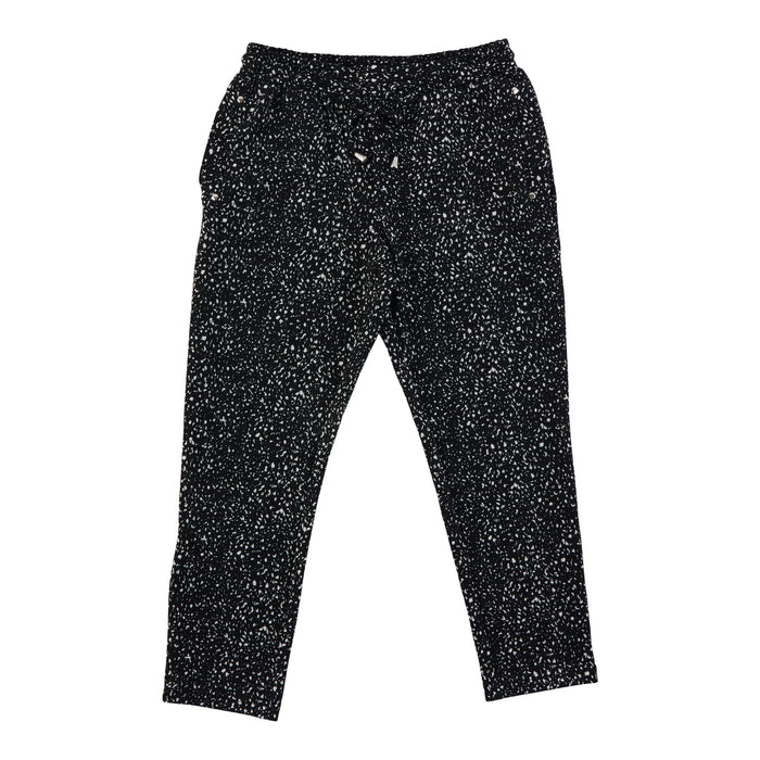 lily morgan Women's Printed Crinkle Pull-On Pants