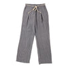 Pantalon rayé à enfiler à jambe large avec ceinture en corde lily morgan pour femmes