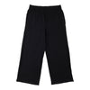 lily morgan Women's Solid Crinkle Wide-Leg Cropped Pants