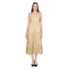 lily morgan Women’s Printed Midi Dress with Tie Straps