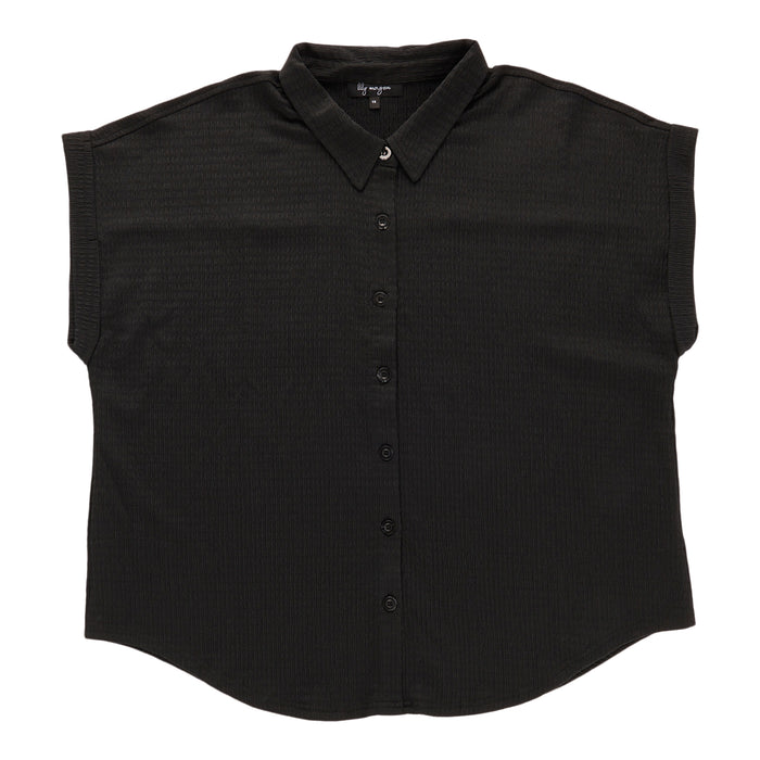 Blouse froissée taille plus lily morgan pour femmes