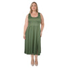 Robe midi douce avec poches taille plus lily morgan pour femmes