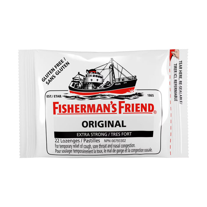 Fisherman's Friend Original Extra Strong Lozenges, 22-Pack