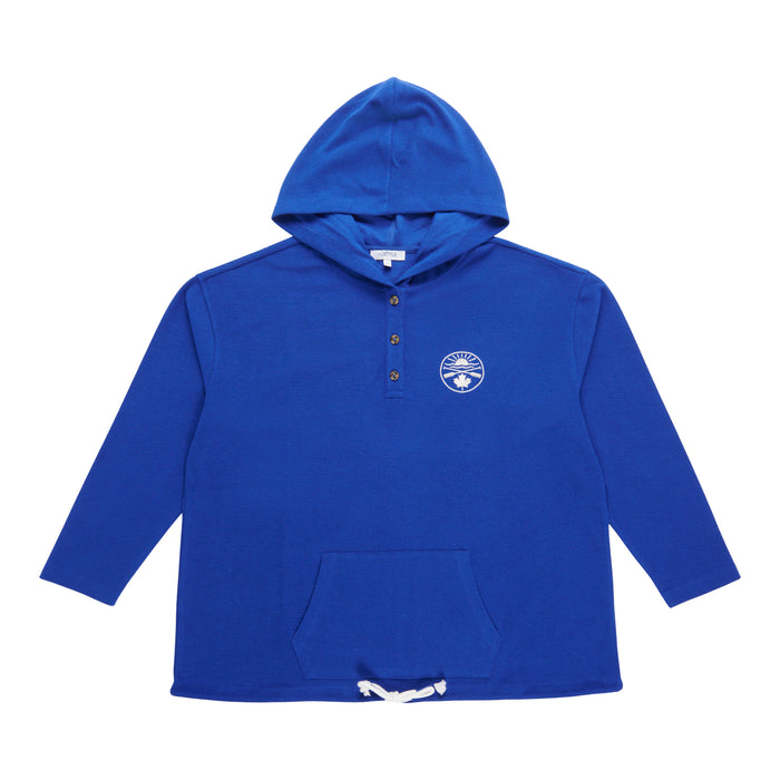 mySTYLE Women's Plus Button Front Hoodie